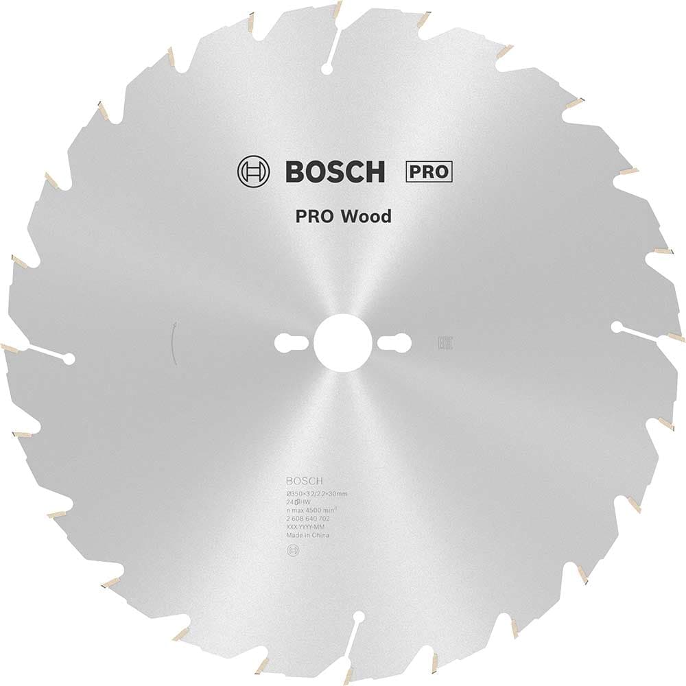 PRO Wood Cutting Table Saw Blade 350mm 24T 30mm