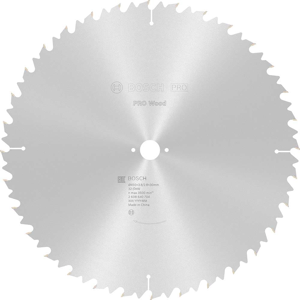 PRO Wood Cutting Table Saw Blade 450mm 32T 30mm