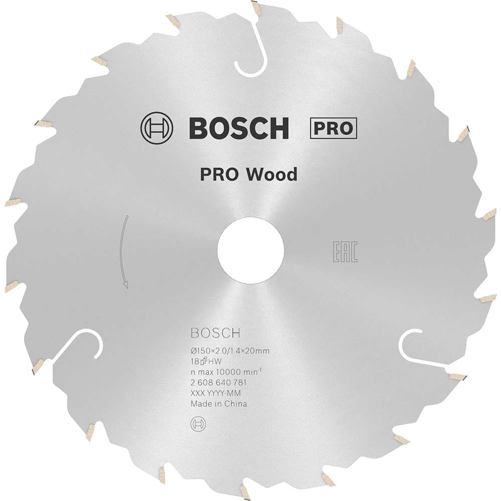 PRO Speedline Wood Cutting Saw Blade 150mm 18T 20mm