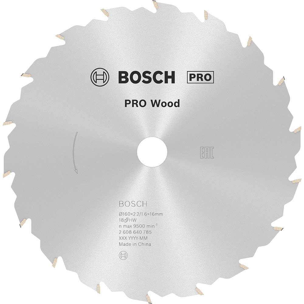 PRO Speedline Wood Cutting Saw Blade 160mm 18T 16mm