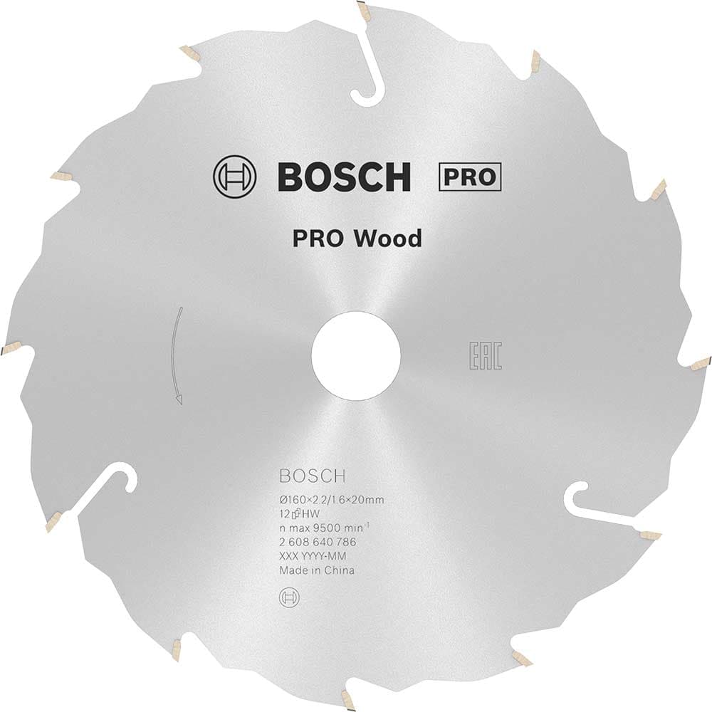 PRO Speedline Wood Cutting Saw Blade 160mm 12T 20mm