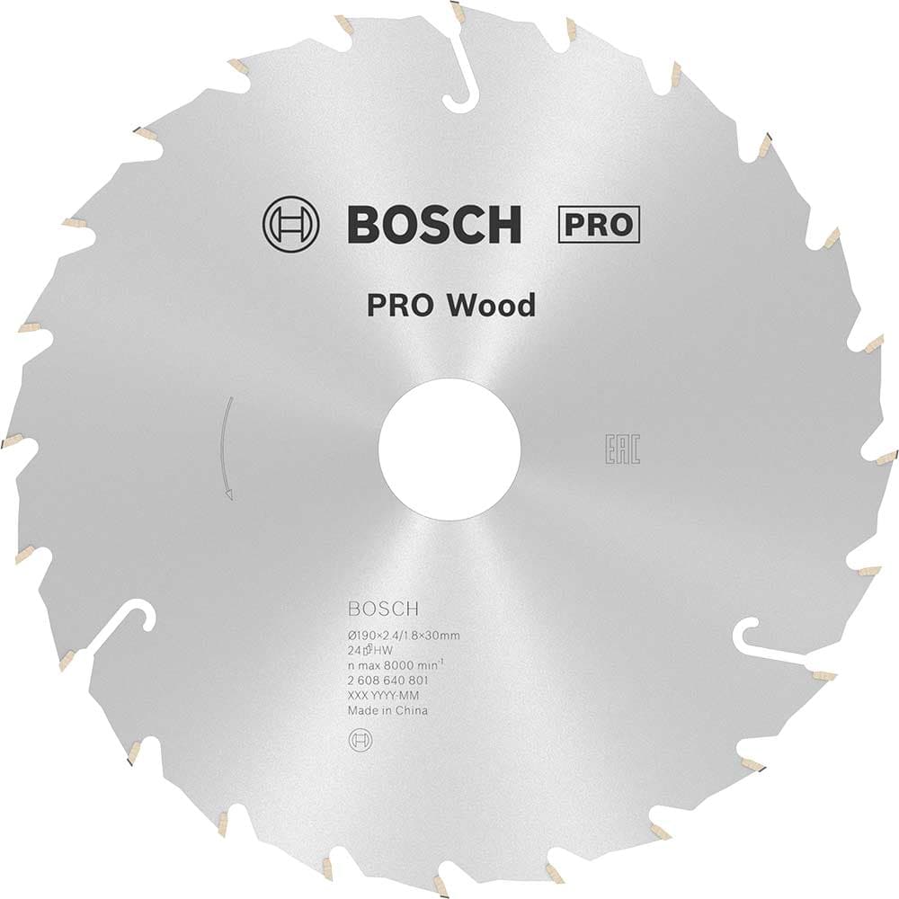 PRO Speedline Wood Cutting Saw Blade 190mm 24T 30mm