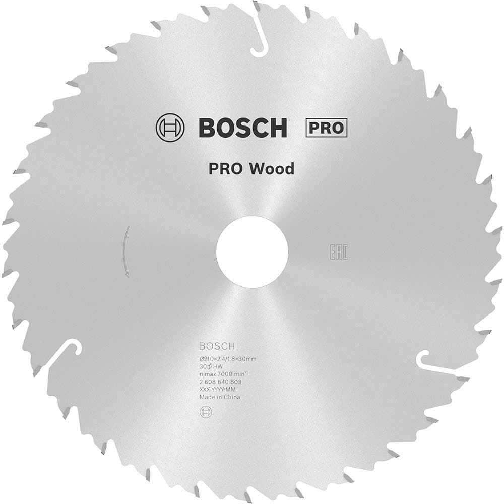 PRO Speedline Wood Cutting Saw Blade 210mm 30T 30mm