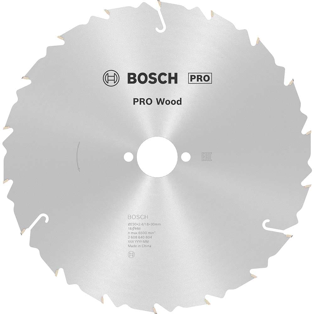 PRO Speedline Wood Cutting Saw Blade 230mm 18T 30mm