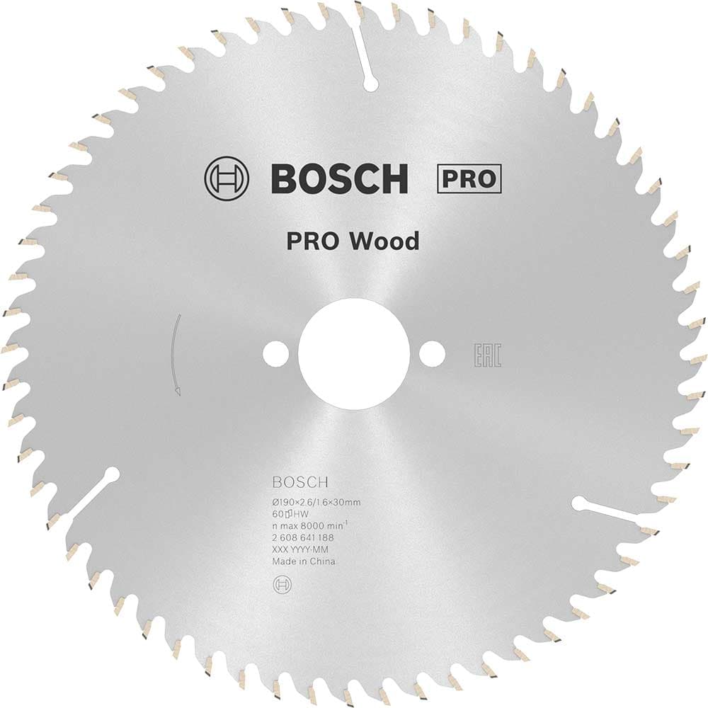 PRO Optiline Wood Cutting Saw Blade 190mm 60T 30mm