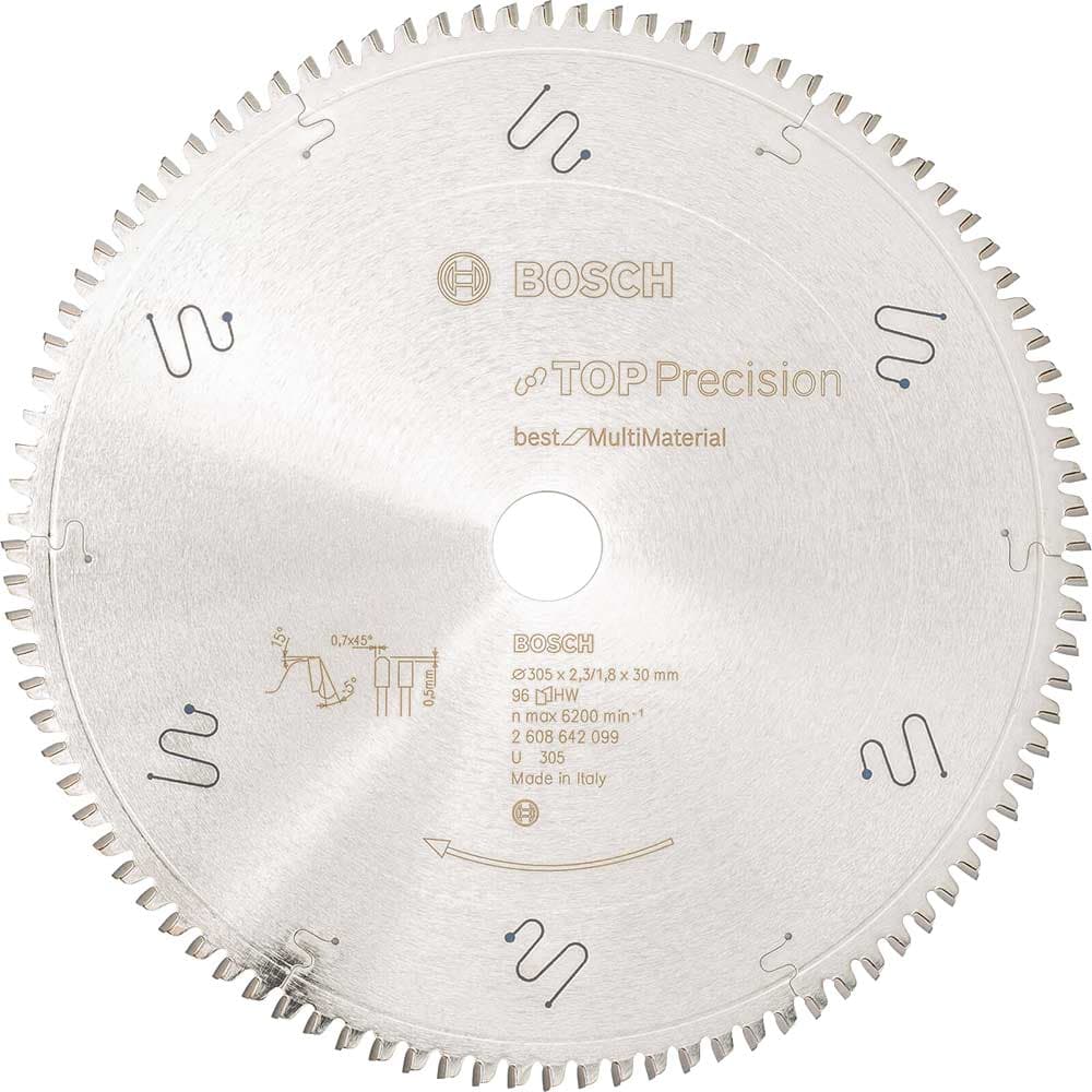 Top Precision Material Cutting Mitre Saw Blade 305mm 96T 30mm