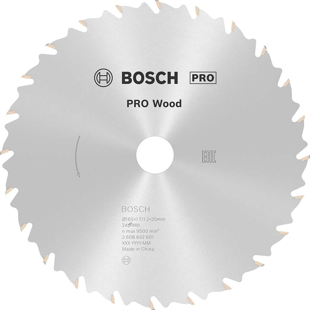 PRO Speedline Wood Cutting Saw Blade 165mm 24T 20mm