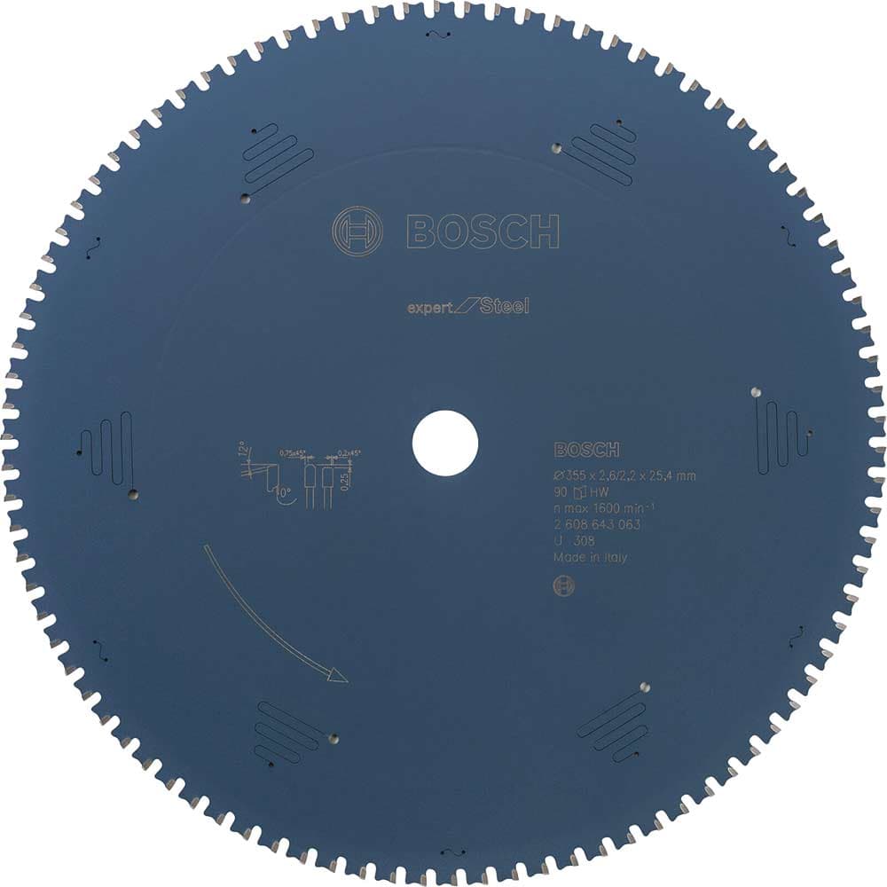 EXPERT Metal Steel Cutting Saw Blade 355mm 90T 25.4mm