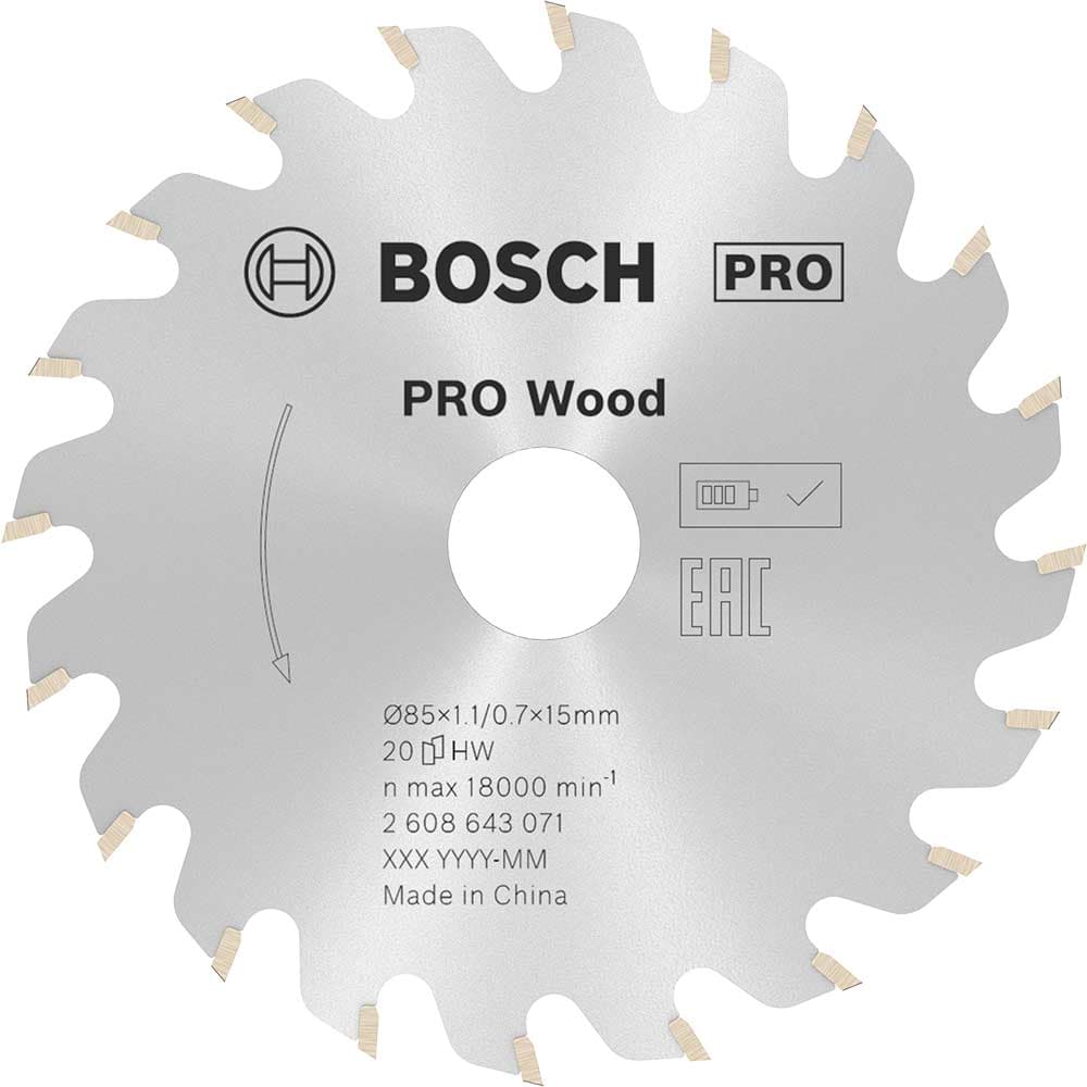 PRO Wood Cutting Saw Blade 85mm 20T 15mm