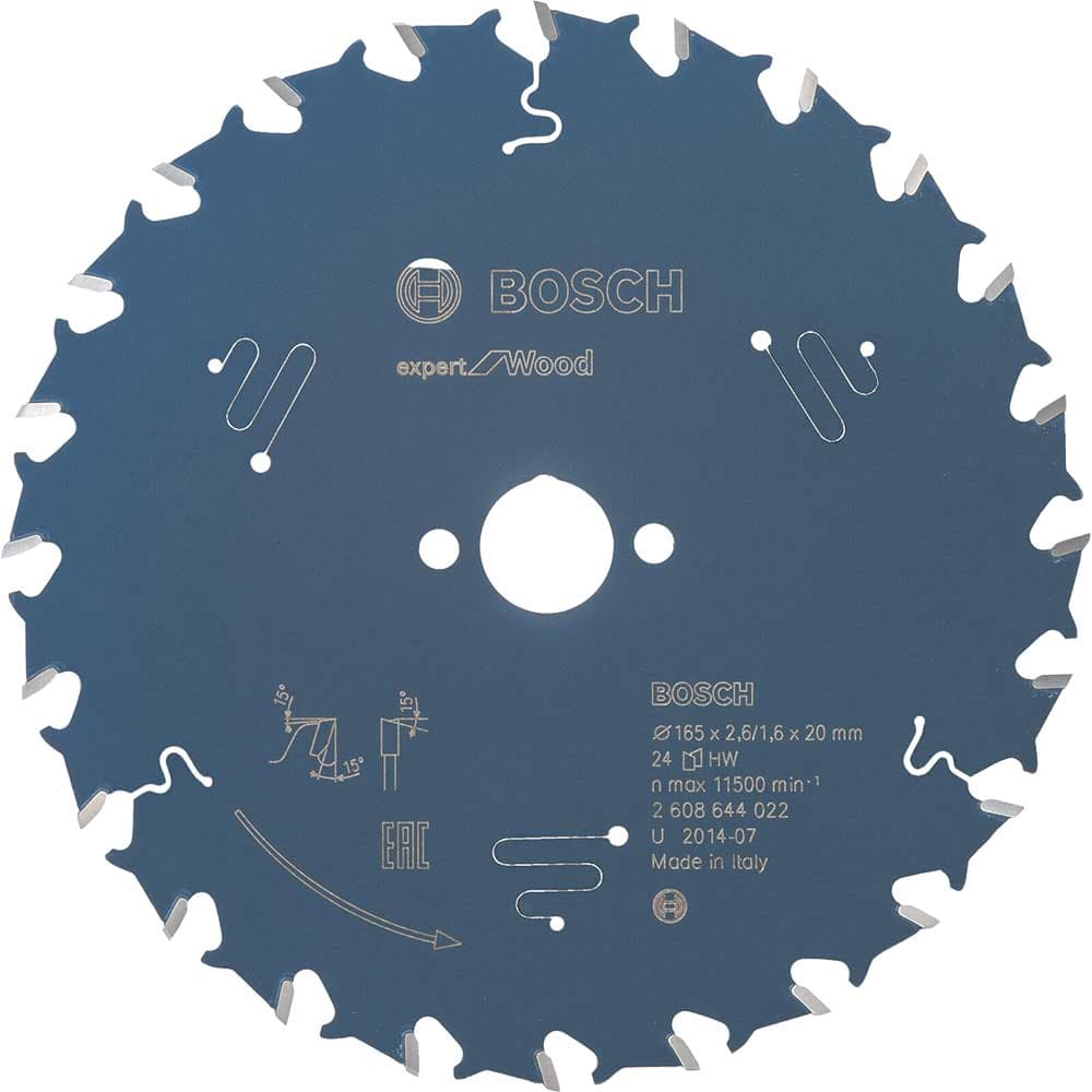 EXPERT Wood Cutting Saw Blade 165mm 24T 20mm
