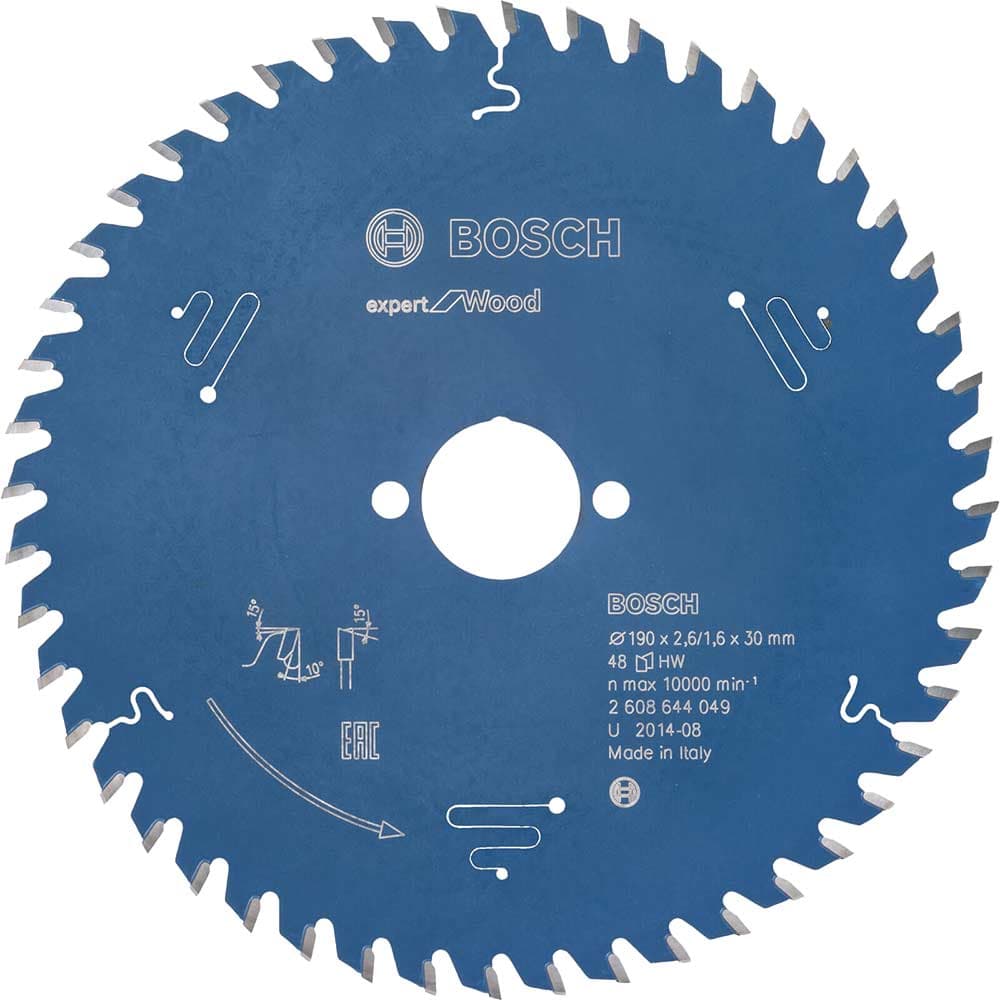 EXPERT Wood Cutting Saw Blade 190mm 48T 30mm