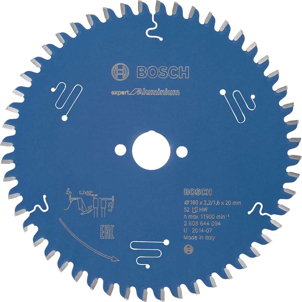 EXPERT Aluminium Cutting Saw Blade 160mm 52T 20mm