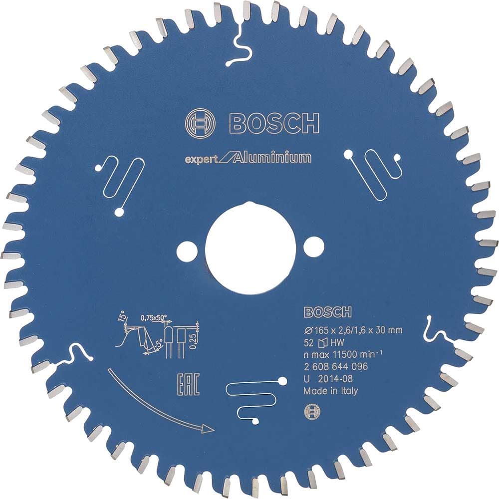 EXPERT Aluminium Cutting Saw Blade 165mm 52T 30mm