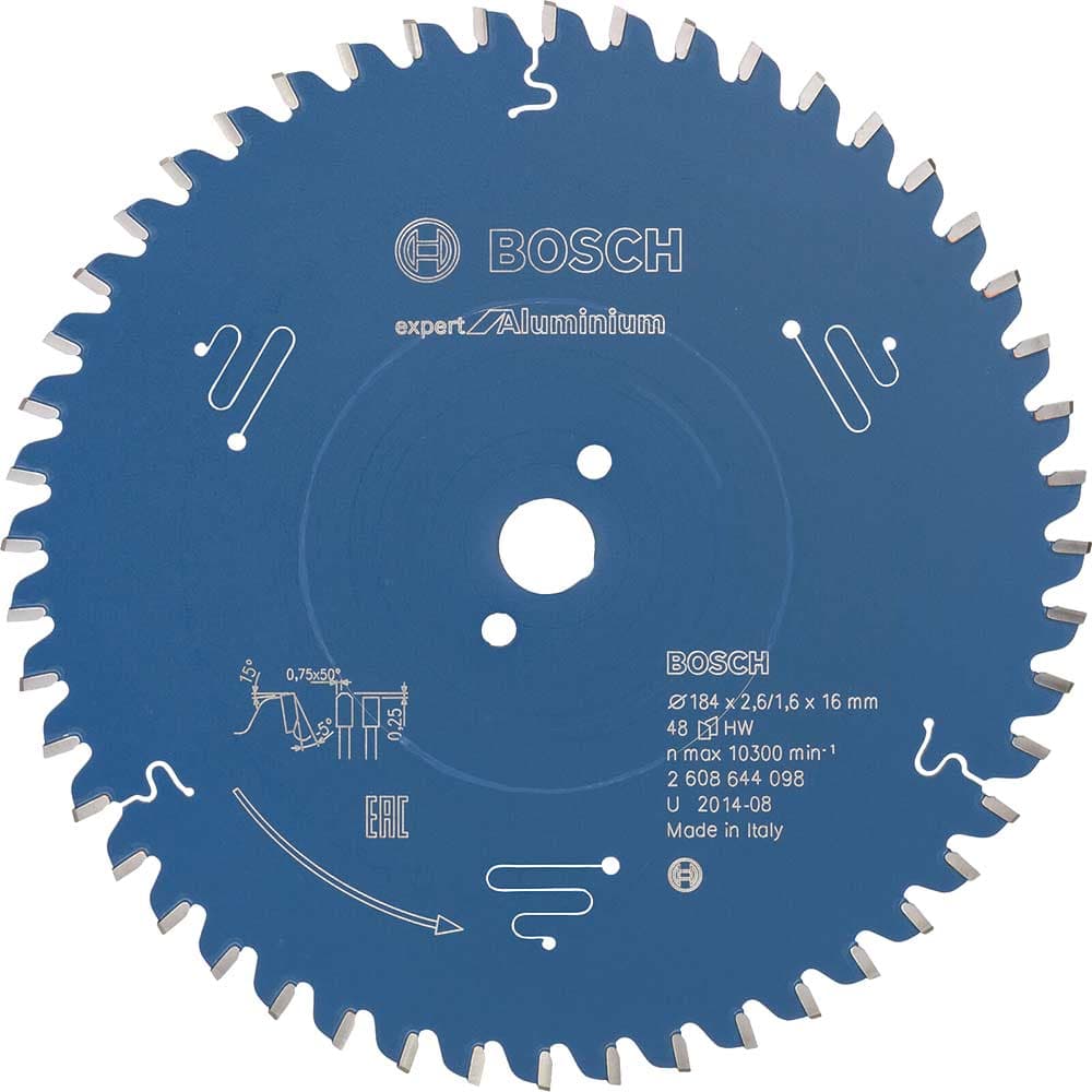 EXPERT Aluminium Cutting Saw Blade 184mm 48T 16mm
