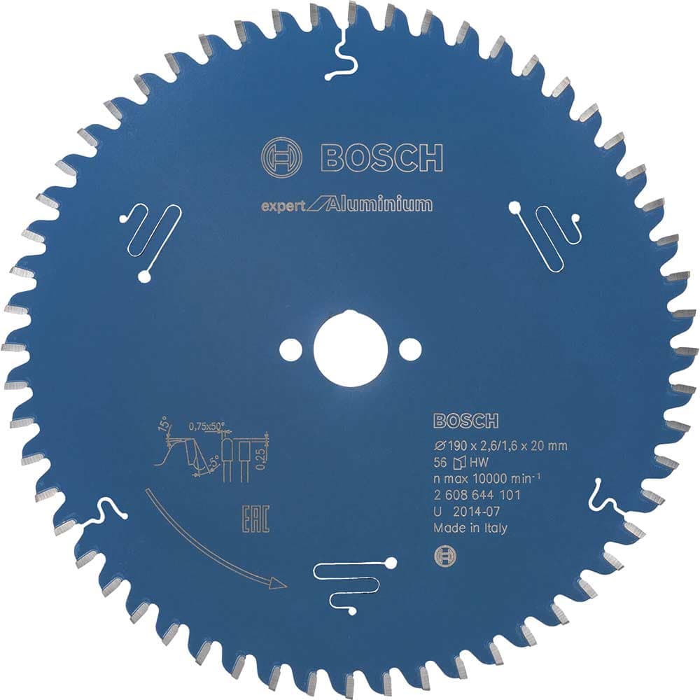 EXPERT Aluminium Cutting Saw Blade 190mm 56T 20mm