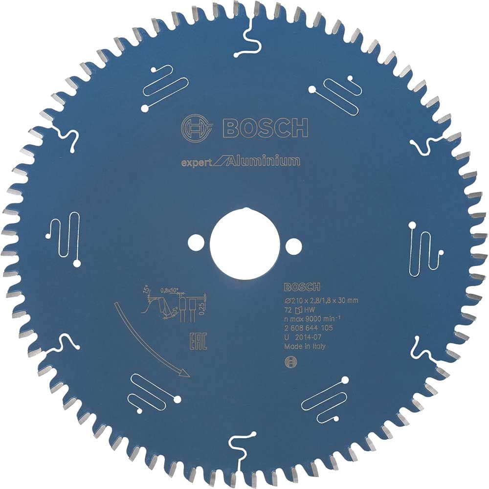EXPERT Aluminium Cutting Saw Blade 210mm 72T 30mm