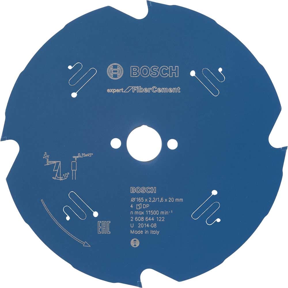 EXPERT Fiber Cement Cutting Saw Blade 165mm 4T 20mm