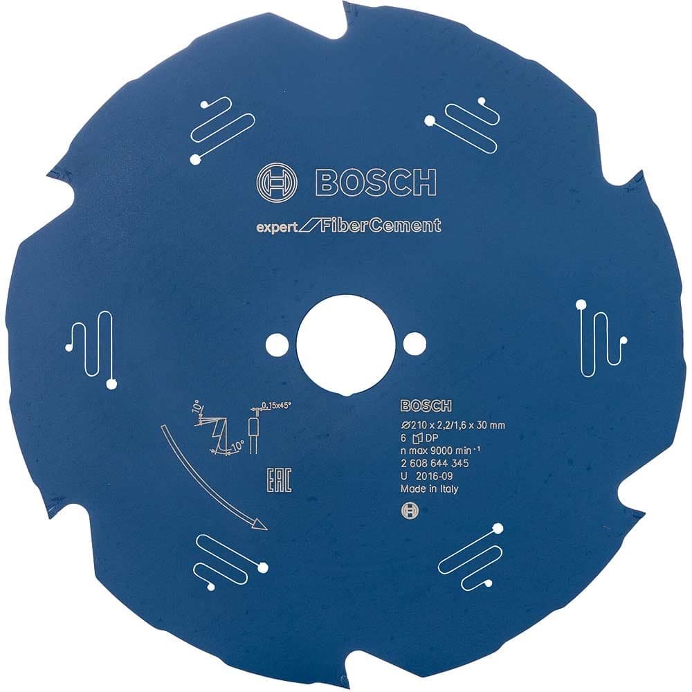 EXPERT Fiber Cement Cutting Saw Blade 210mm 6T 30mm