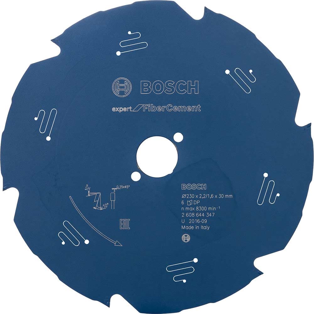 EXPERT Fiber Cement Cutting Saw Blade 230mm 6T 30mm