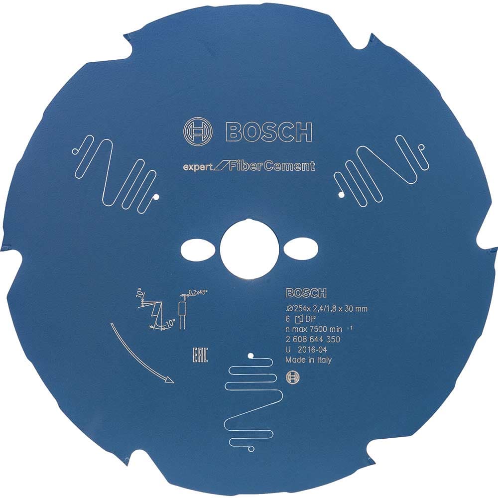 EXPERT Fiber Cement Cutting Saw Blade 254mm 6T 30mm