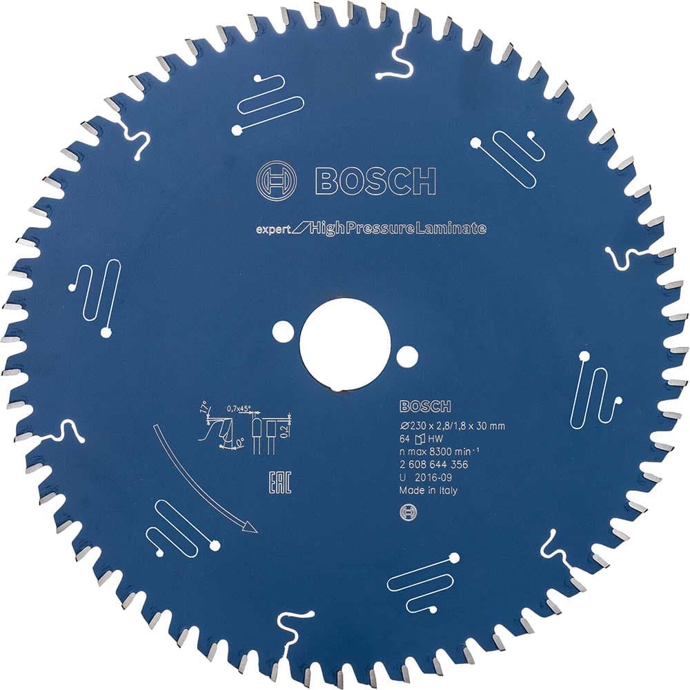 EXPERT High Pressure Laminate Cutting Saw Blade 230mm 64T 30mm