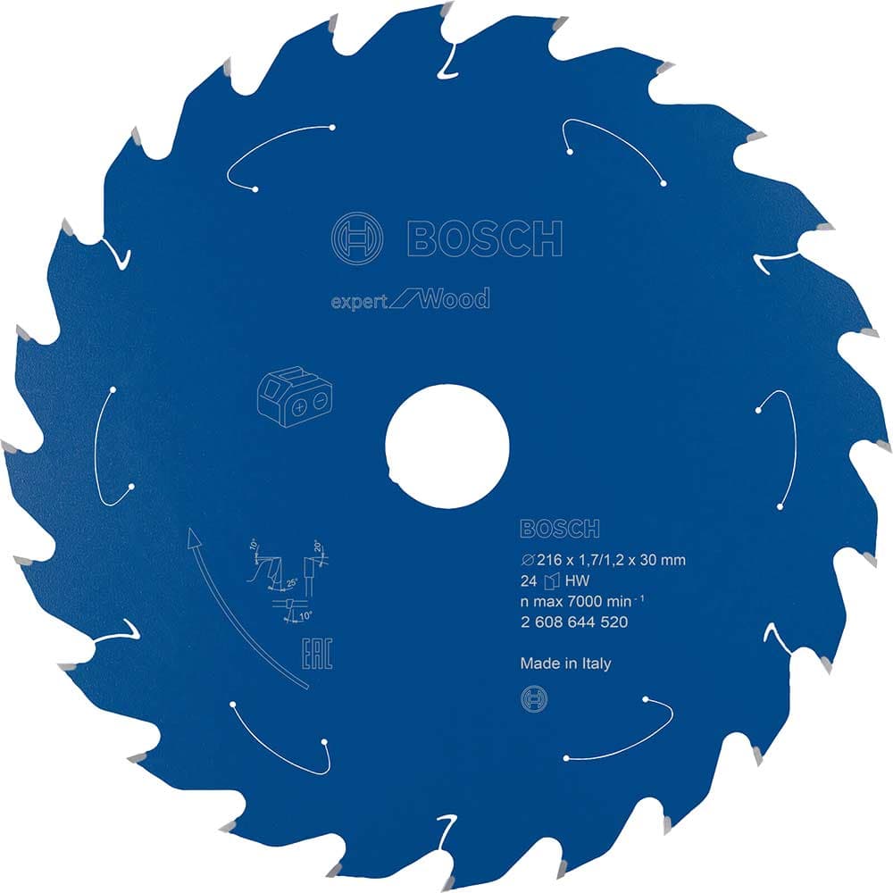 EXPERT Wood Cutting Table Saw Blade 216mm 24T 30mm