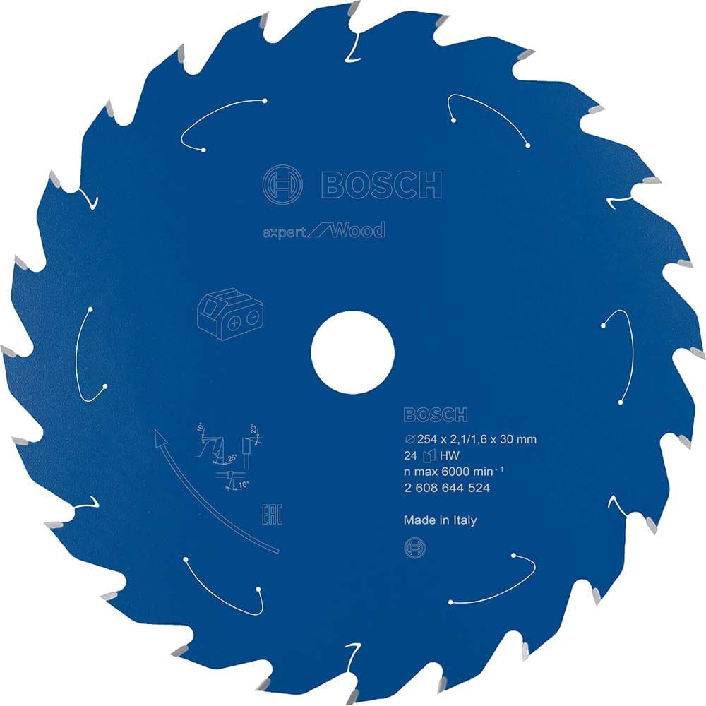 EXPERT Wood Cutting Table Saw Blade 254mm 24T 30mm
