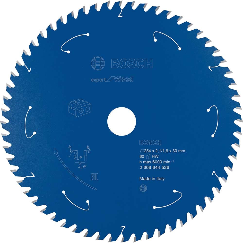 EXPERT Wood Cutting Table Saw Blade 254mm 60T 30mm