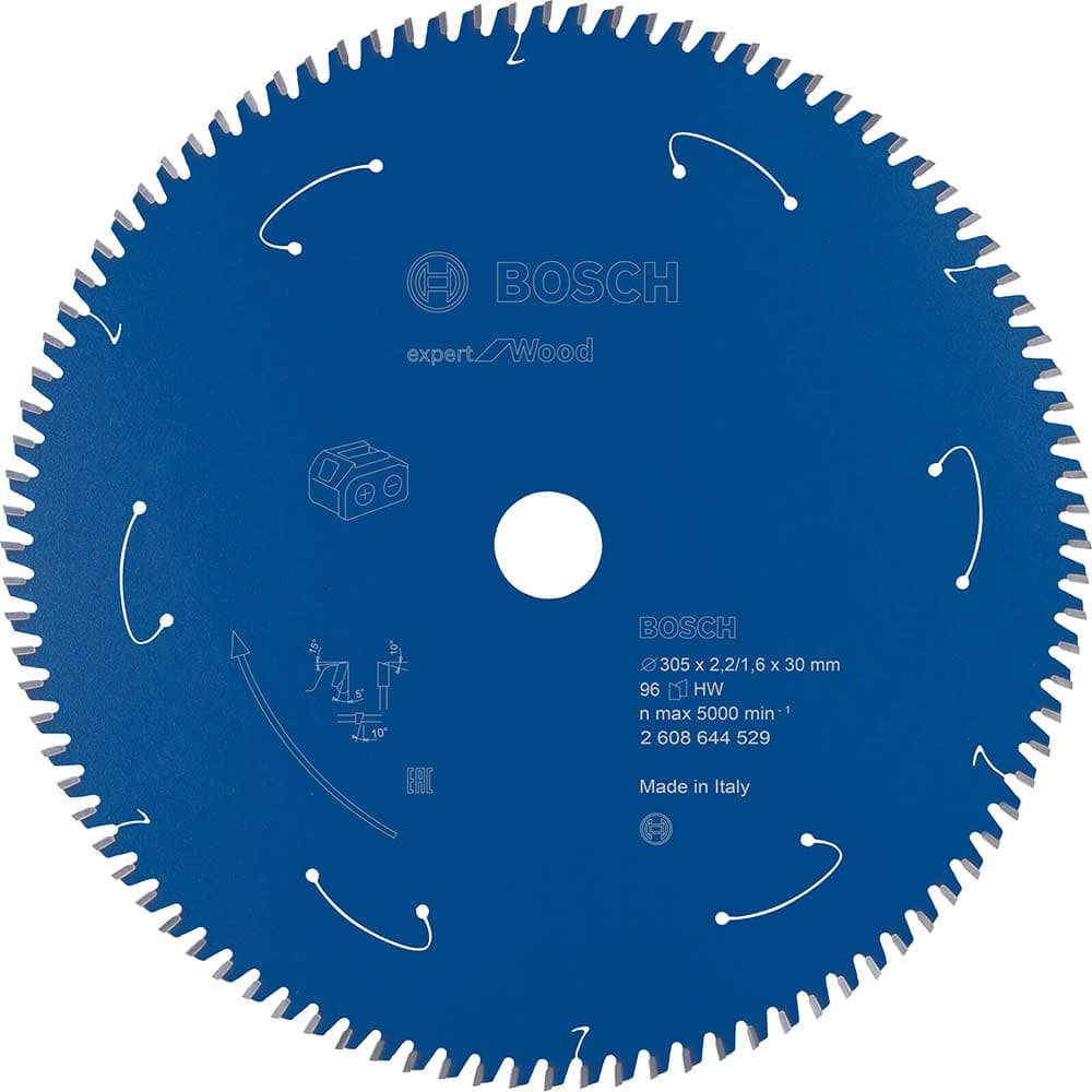 EXPERT Wood Cutting Cordless Mitre Saw Blade 305mm 96T 30mm