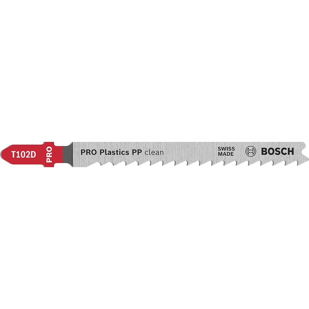 PRO T102D Plastics PP Clean Cutting Jigsaw Blade Pack 3