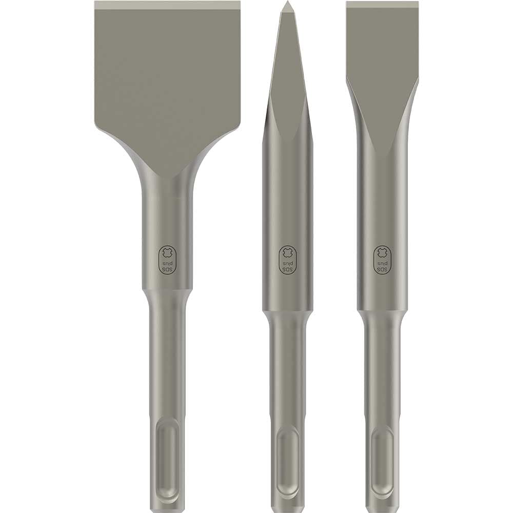 PRO 3 Piece SDS Plus Stubby Chisel Set