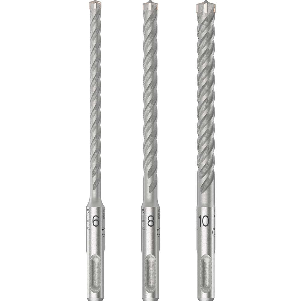PRO 3 Piece SDS Plus 5X Drill Bit Set
