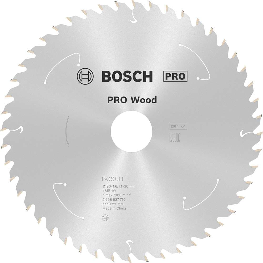 PRO Cordless Wood Cutting Circular Saw Blade 190mm 48T 30mm