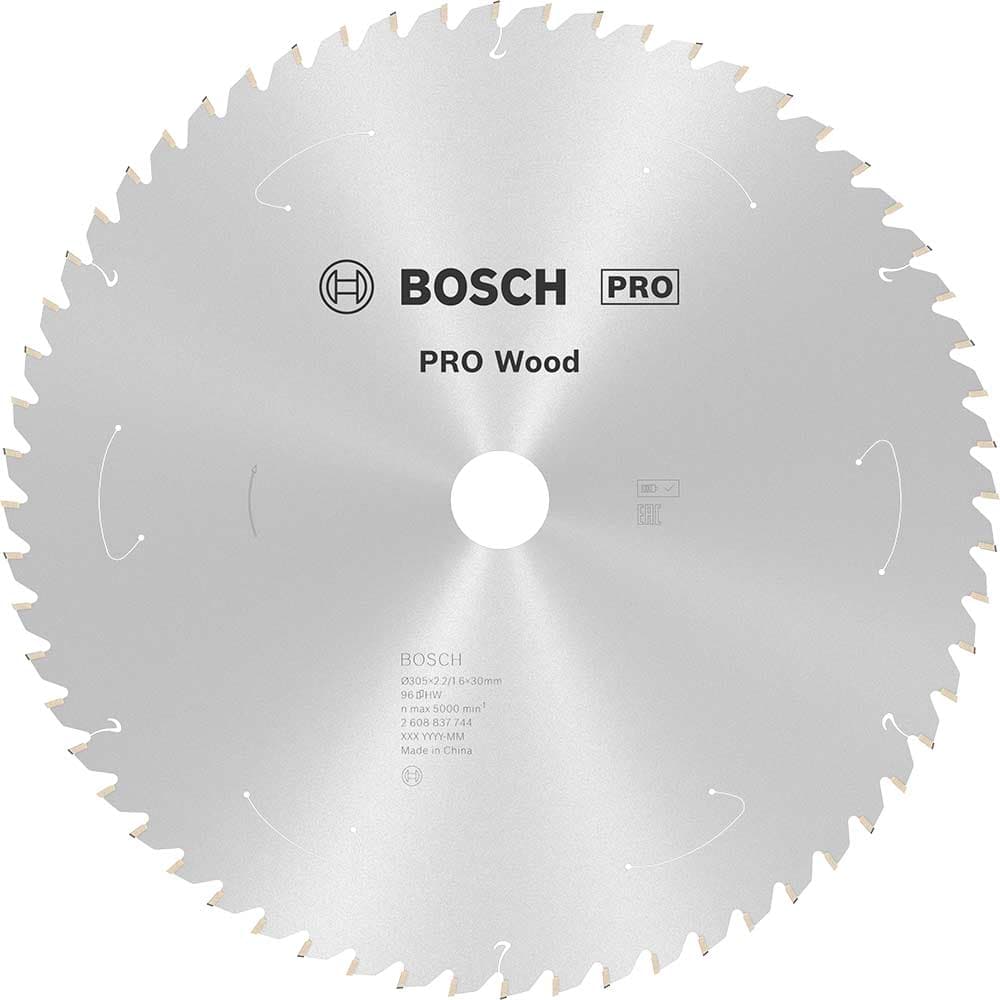 PRO Cordless Wood Cutting Circular Saw Blade 305mm 96T 30mm