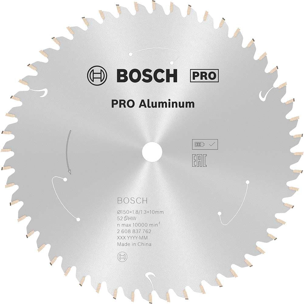 PRO Cordless Circular Saw Blade Aluminium 150mm 52T 10mm