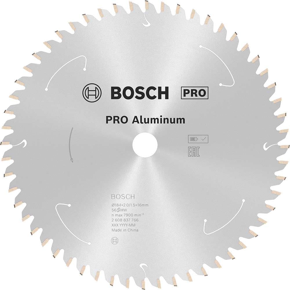PRO Cordless Circular Saw Blade Aluminium 184mm 56T 16mm