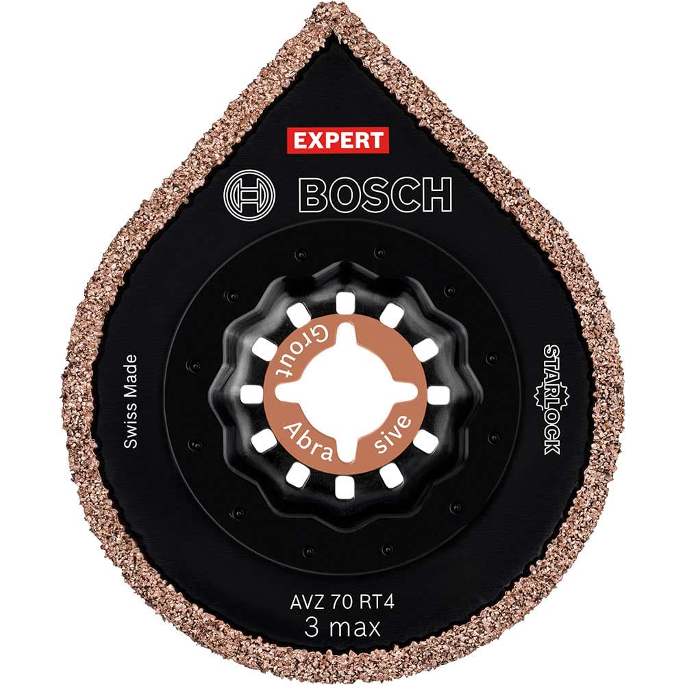 EXPERT AVZ 70 RT4 Starlock Oscillating Tool Abrasive Grout Removal Blade 70mm Pack 10