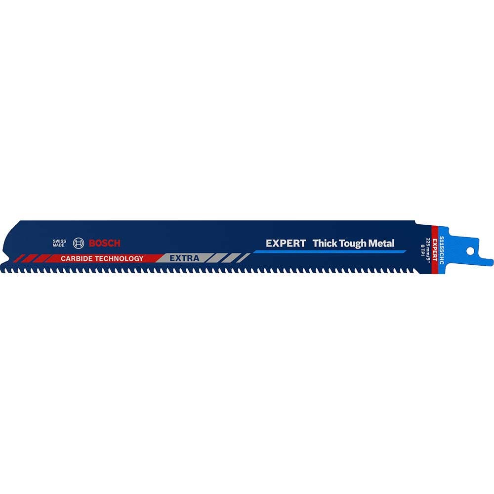 EXPERT S1155CHC Thick Tough Metal Cutting Reciprocating Sabre Saw Blades 225mm Pack 1