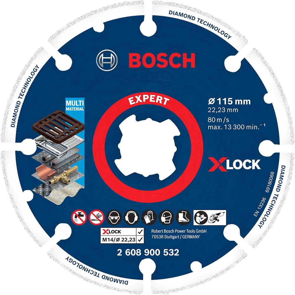 EXPERT X Lock Diamond Metal Cutting Disc 115mm 1mm 22mm