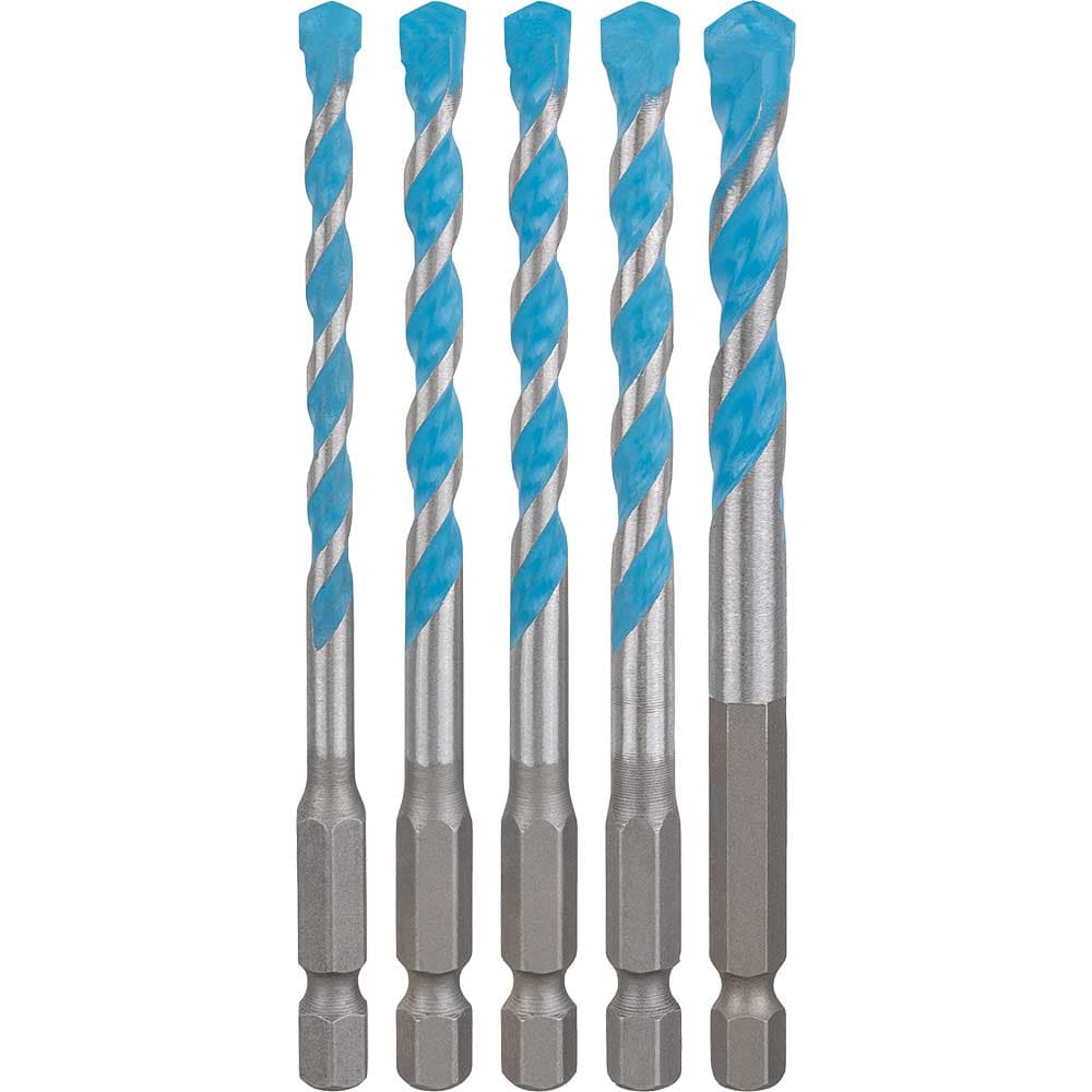 EXPERT 5 Piece HEX 9 Construction Drill Bit Set