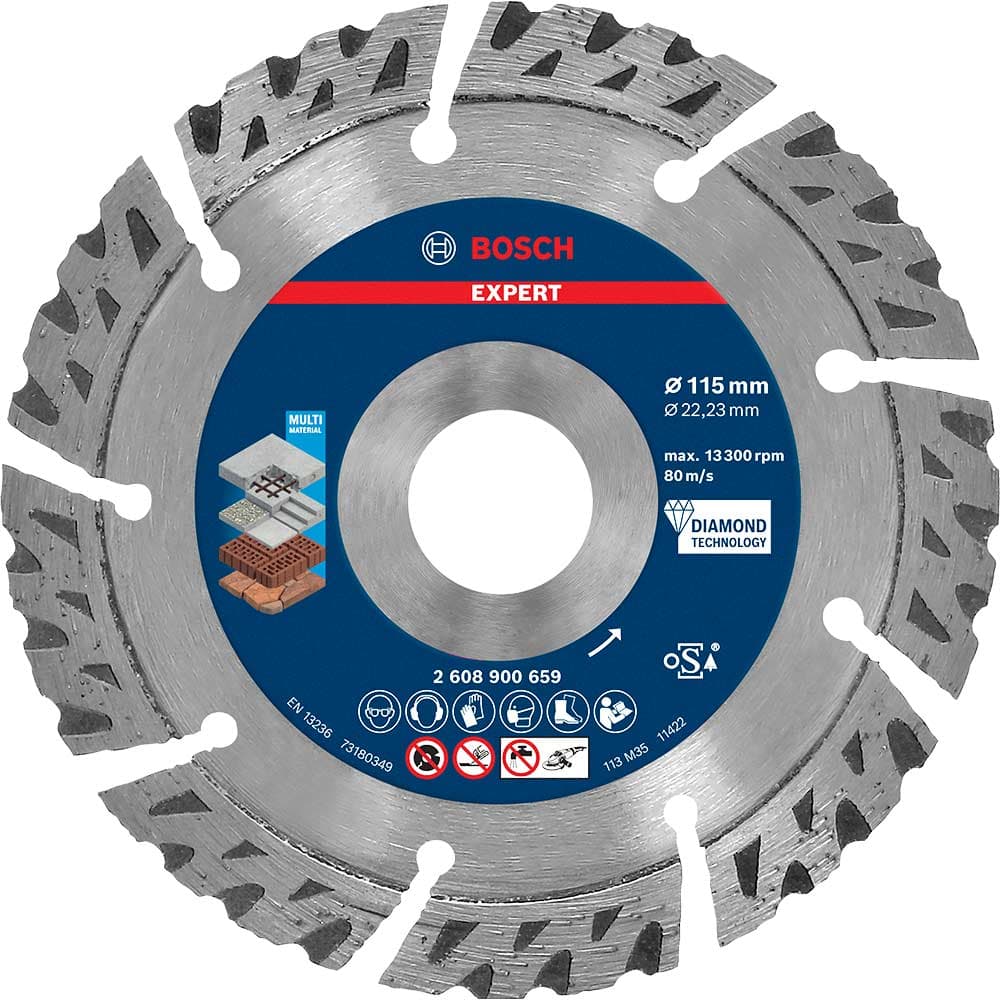 EXPERT Material Diamond Cutting Disc 115mm 2.2mm 22mm
