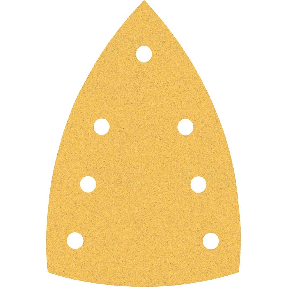 EXPERT C470 Hook Loop Large Delta Sanding Sheets Paint Wood 100mm x 150mm Pack 10