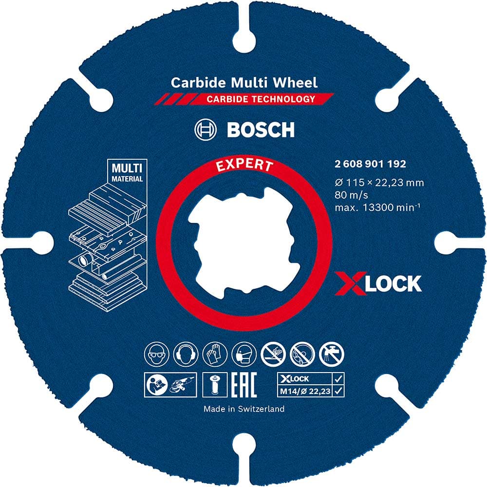EXPERT X Lock Carbide Cutting Disc 115mm Pack 1