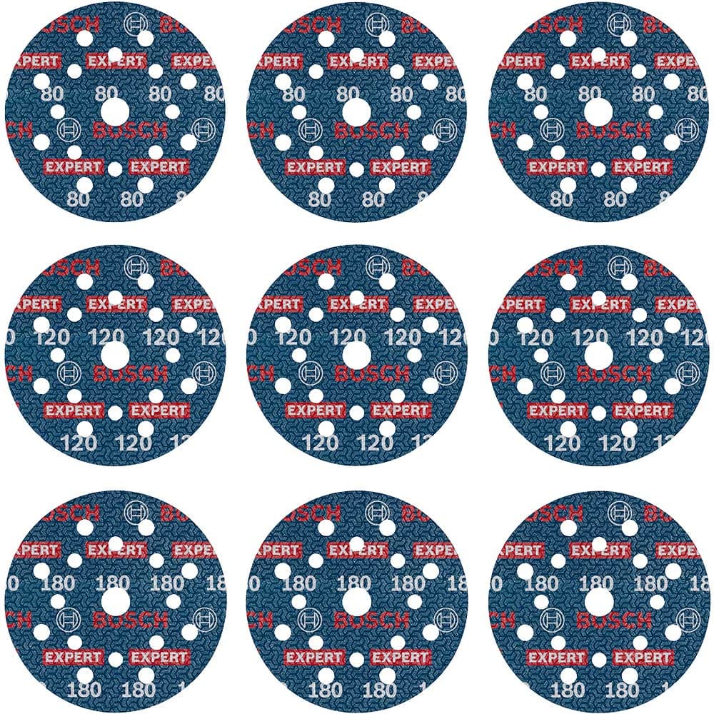 EXPERT O780 Foil Sanding Discs 125mm 125mm Pack 9