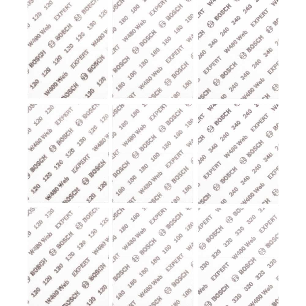 EXPERT M480 Flexi Web 1 4 Mesh Sanding Sheet 115mm X 140mm Pack 9
