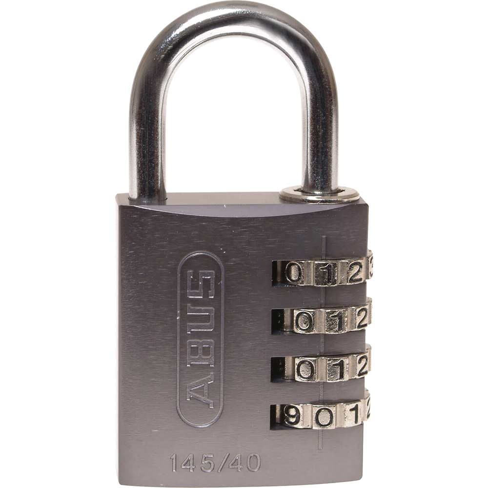 145 Series Aluminium Combination Padlock 40mm Titanium Standard