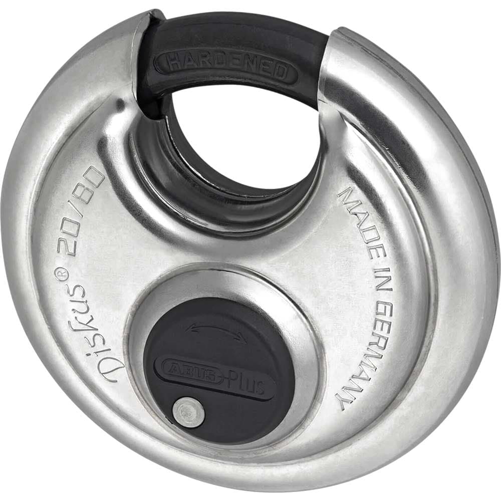 20 Series Diskus Stainless Steel Bodied Padlock 80mm Standard
