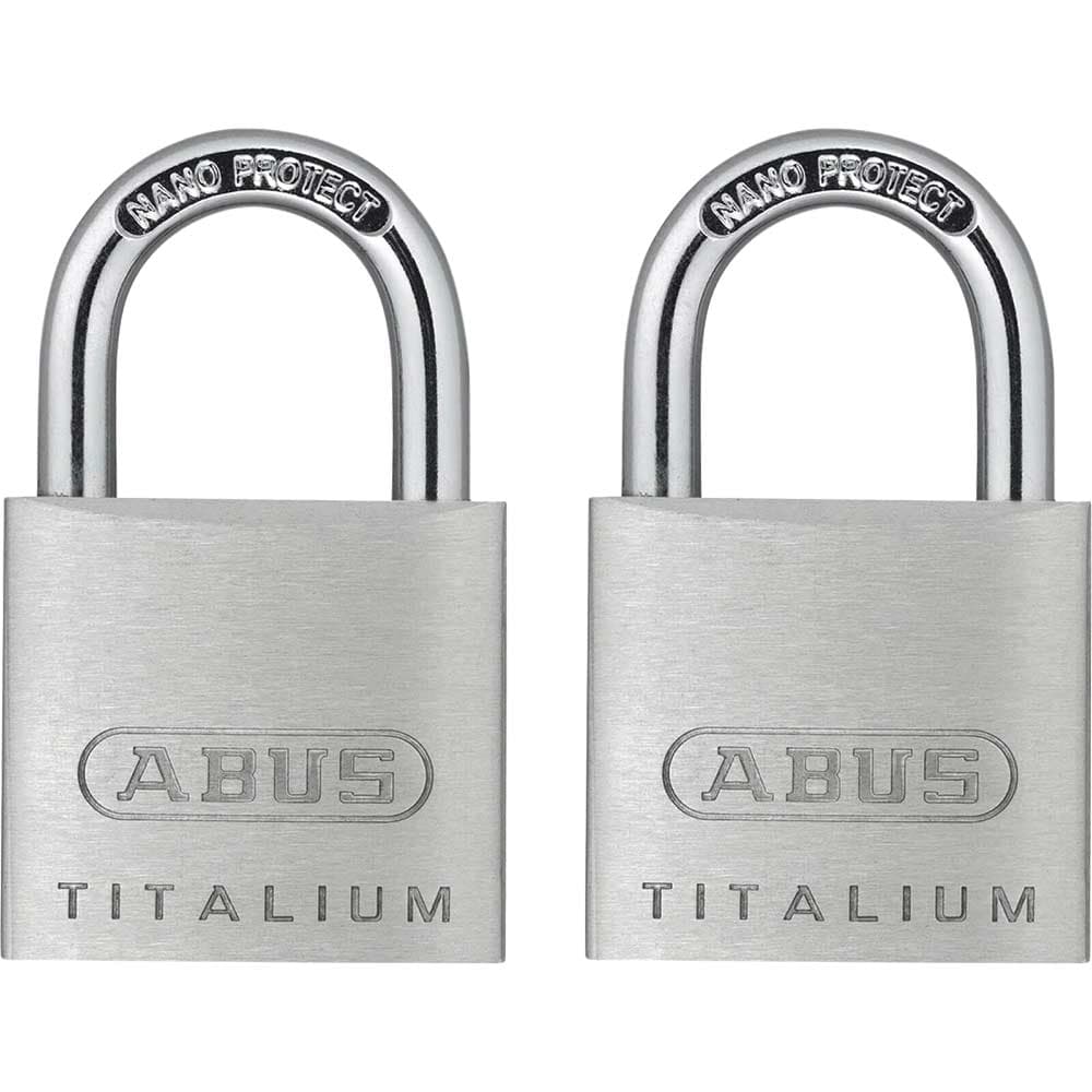 64TI Series Titalium Padlock Pack 2 Keyed Alike 30mm Standard