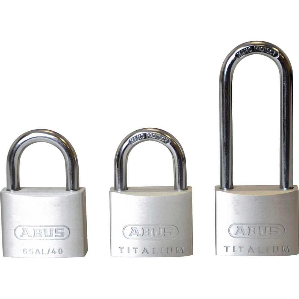 64TI Series Titalium Padlock Pack 3 Keyed Alike 40mm