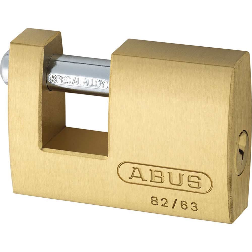 82 Series Monoblock Brass Shutter Padlock 63mm Standard